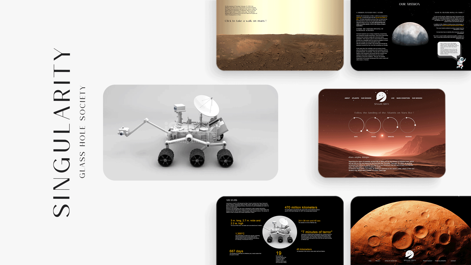 maquette site web _singularity